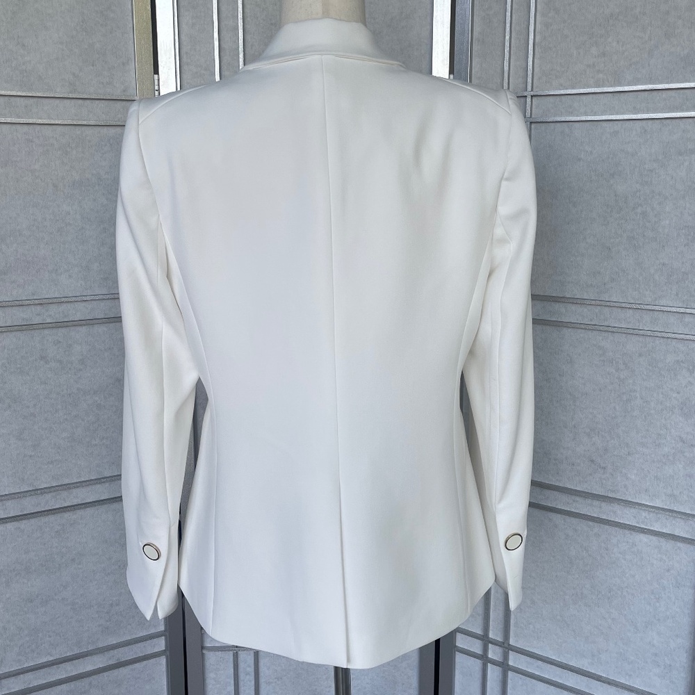 NWT Veronica Beard Off-White Charlize Dickey Jacket sz 12 - Picture 4 of 14
